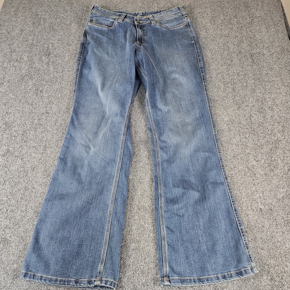 Carhartt Denim - Carhartt Women's Size 10 Regular Bootcut Jeans Light Wash Stretch Denim